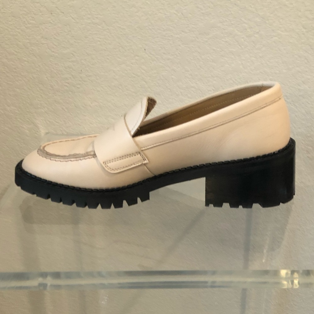 & Other Stories Heeled Leather Platform Loafers - Picture 10 of 12